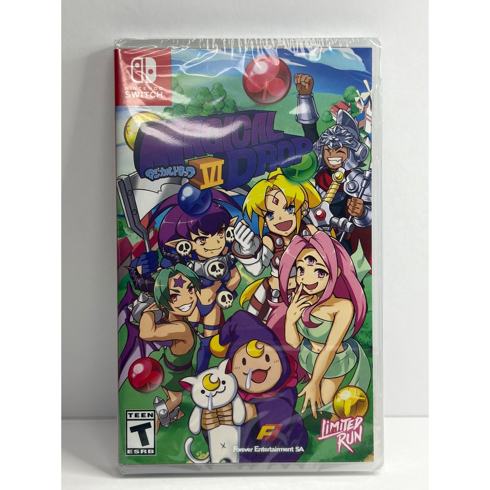 Magical Drop VI Nintendo Switch Limited Run Games 273 New Sealed Arcade Puzzle